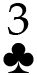 Three of Clubs