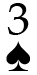 Three of Spades