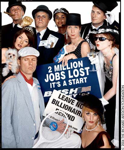 Billionaires for Bush by Richard Avedon